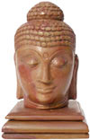 Lord Buddha Head Hand Carved Stone Buddhist Sculpture India Carving Idol Crafts