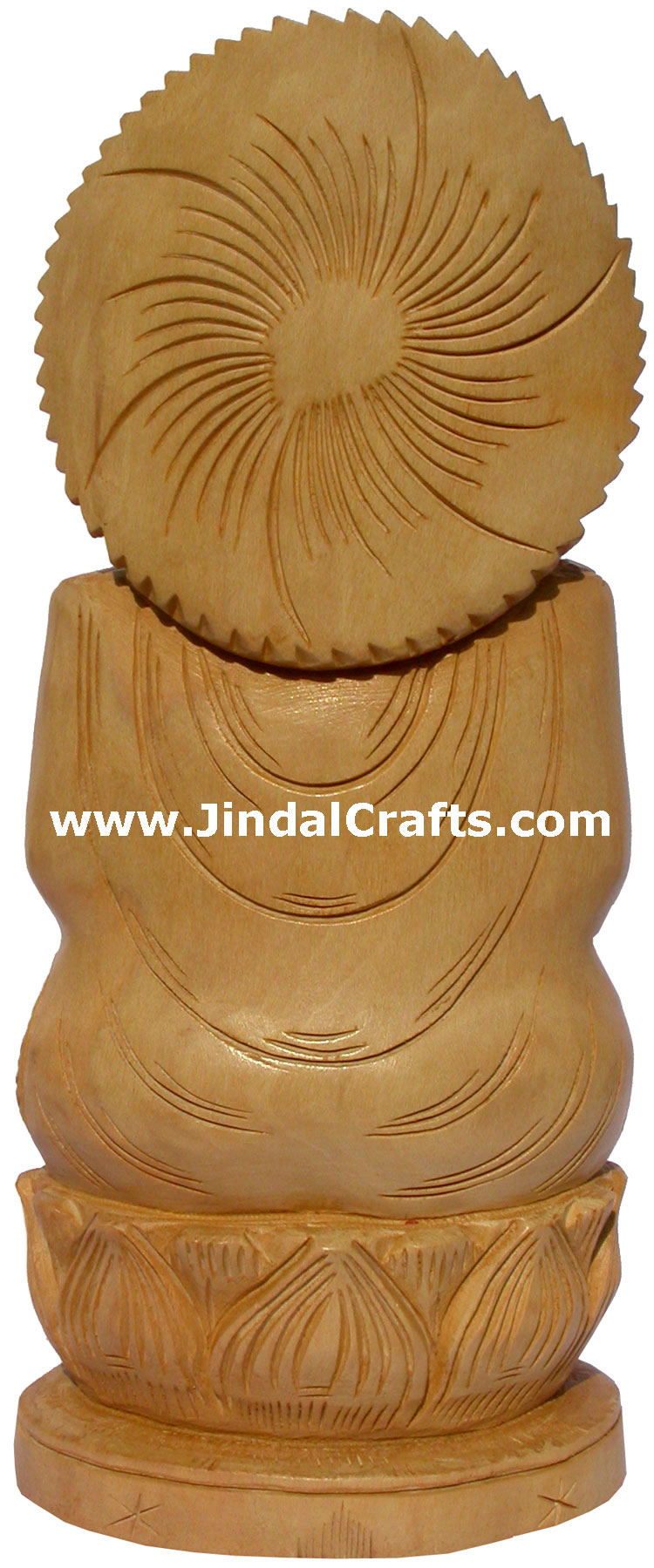 Handmade Sculpture Gautam Buddha Figurine Indian Art Hand Carved Buddhism Crafts