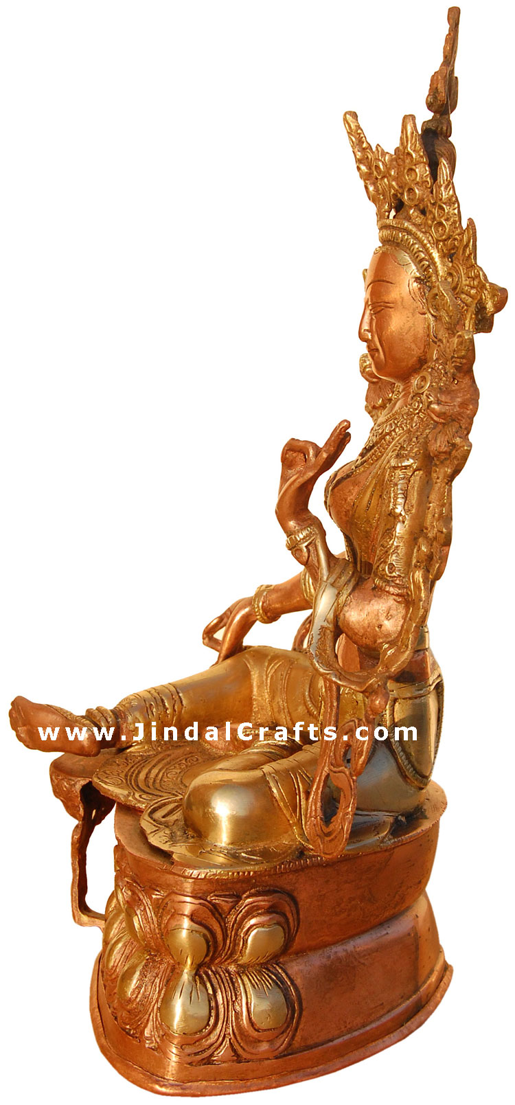 Goddess Tara Buddhism Figure Sculpture Antique Buddha