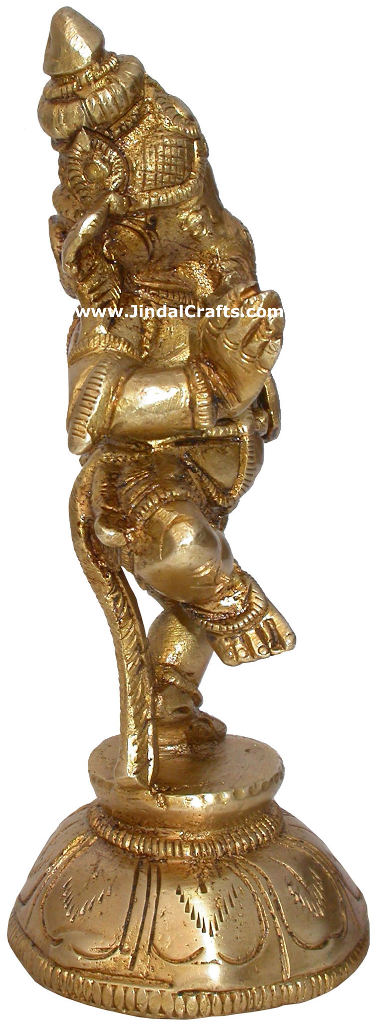 Brass Dancing Lord Ganesha India Artifacts