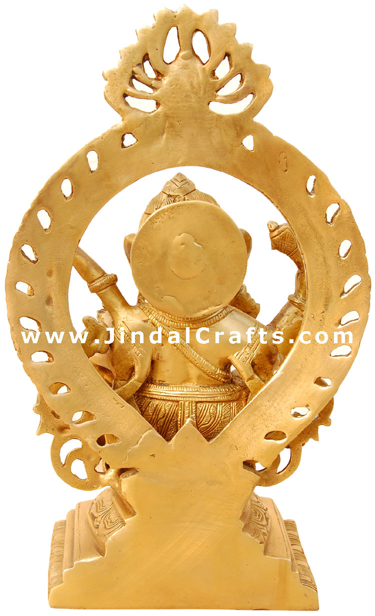 Ganesh - Hindu Religion Statue made from Brass India