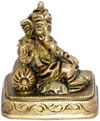 Lord Ganesha Indian God Religious Sculptures Brass Idol