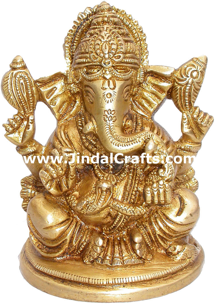 Ganesha Sculpture Indian Hindu Religious God Figure Art