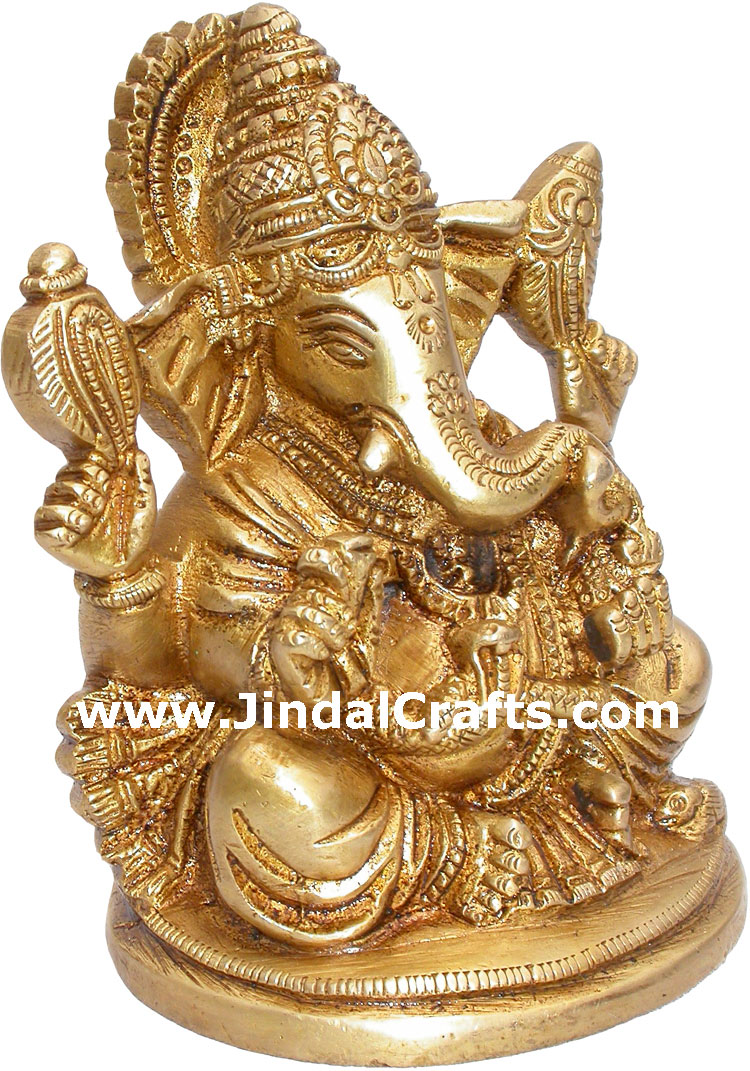 Ganesha Sculpture Indian Hindu Religious God Figure Art