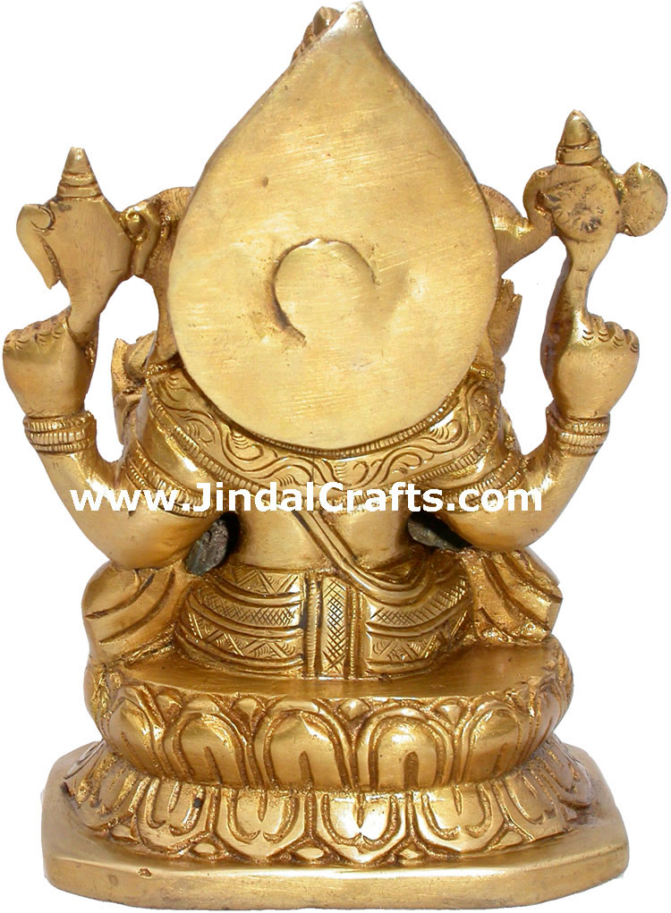 Lord Ganesha Idols Indian Gods Sculptures Handmade Art Hindu Gods Goddess