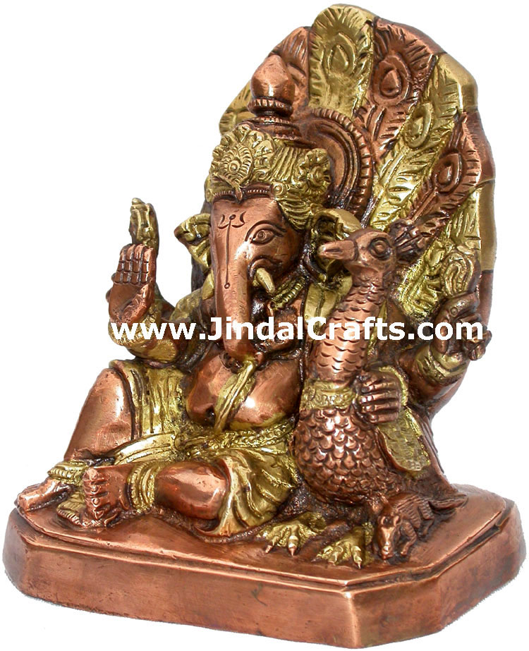 Ganesha Antique Finish Figure Hindu Religious Crafts