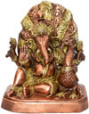 Ganesha Antique Finish Figure Hindu Religious Crafts