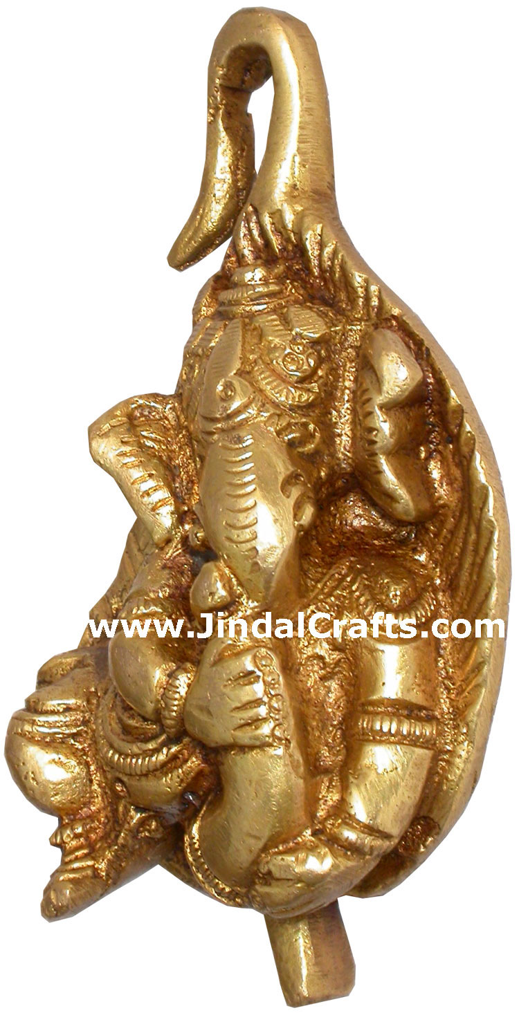 Ganesha Hanging Indian God Home Decoration Figure Craft Hindu Handicrafts Idols