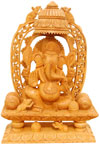 Handcrafted Ganesh - Indian Religious Artifact Home Art