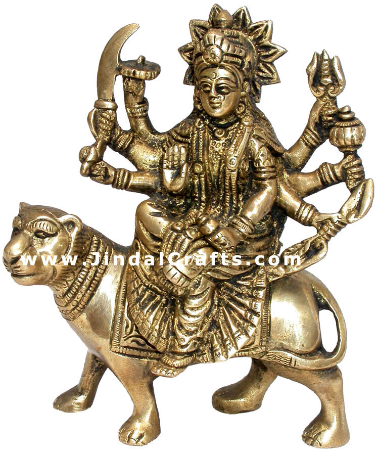 Maa Durga Vaishno Hindu Religious Statue India Artifact