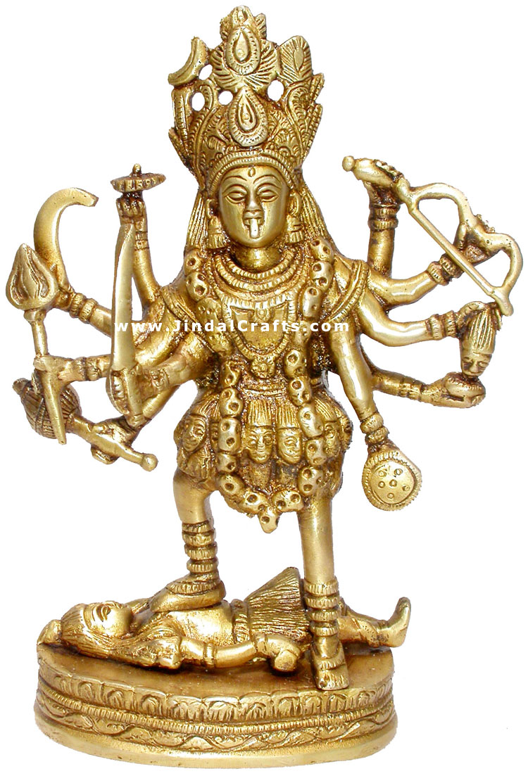Mata Kali Hindu Religious Sculpture Handicraft India