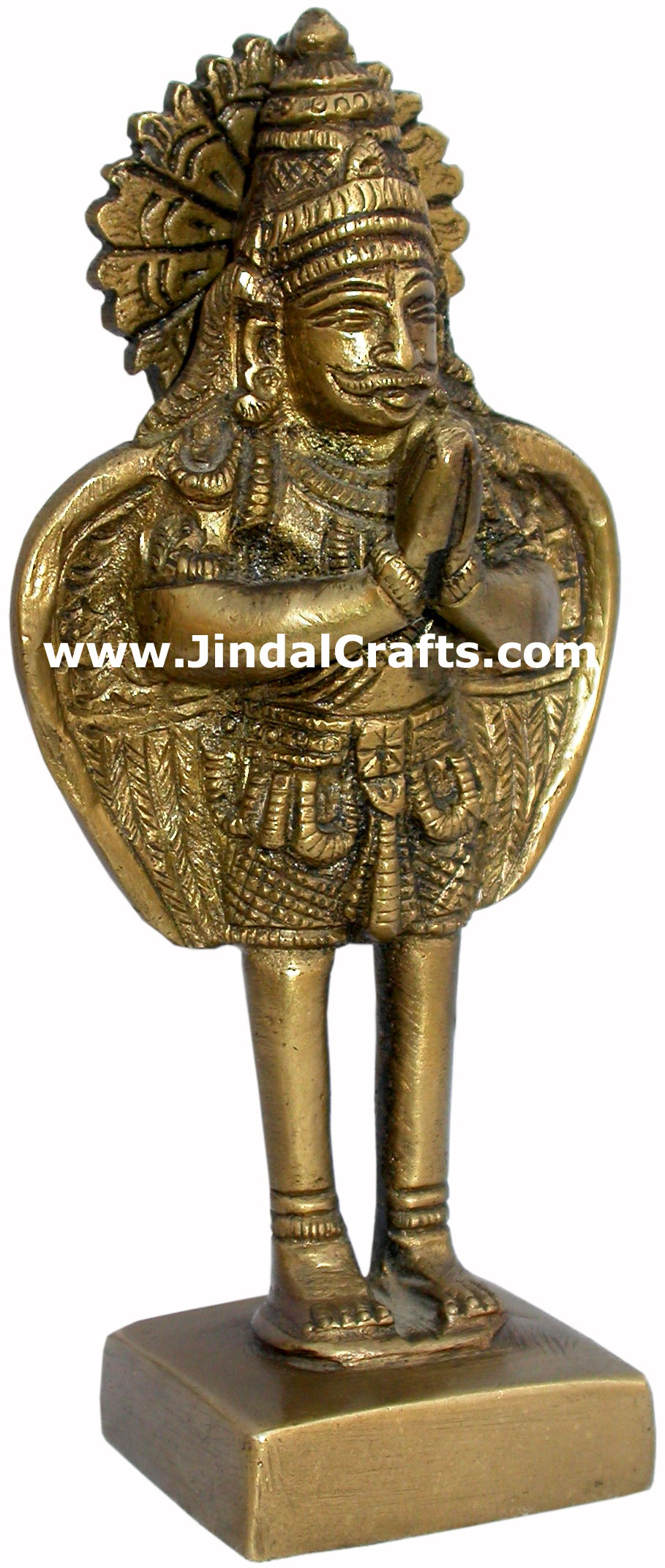 Garud - Hand Carved Indian Art Craft Handicraft Home Decor Brass Figurine
