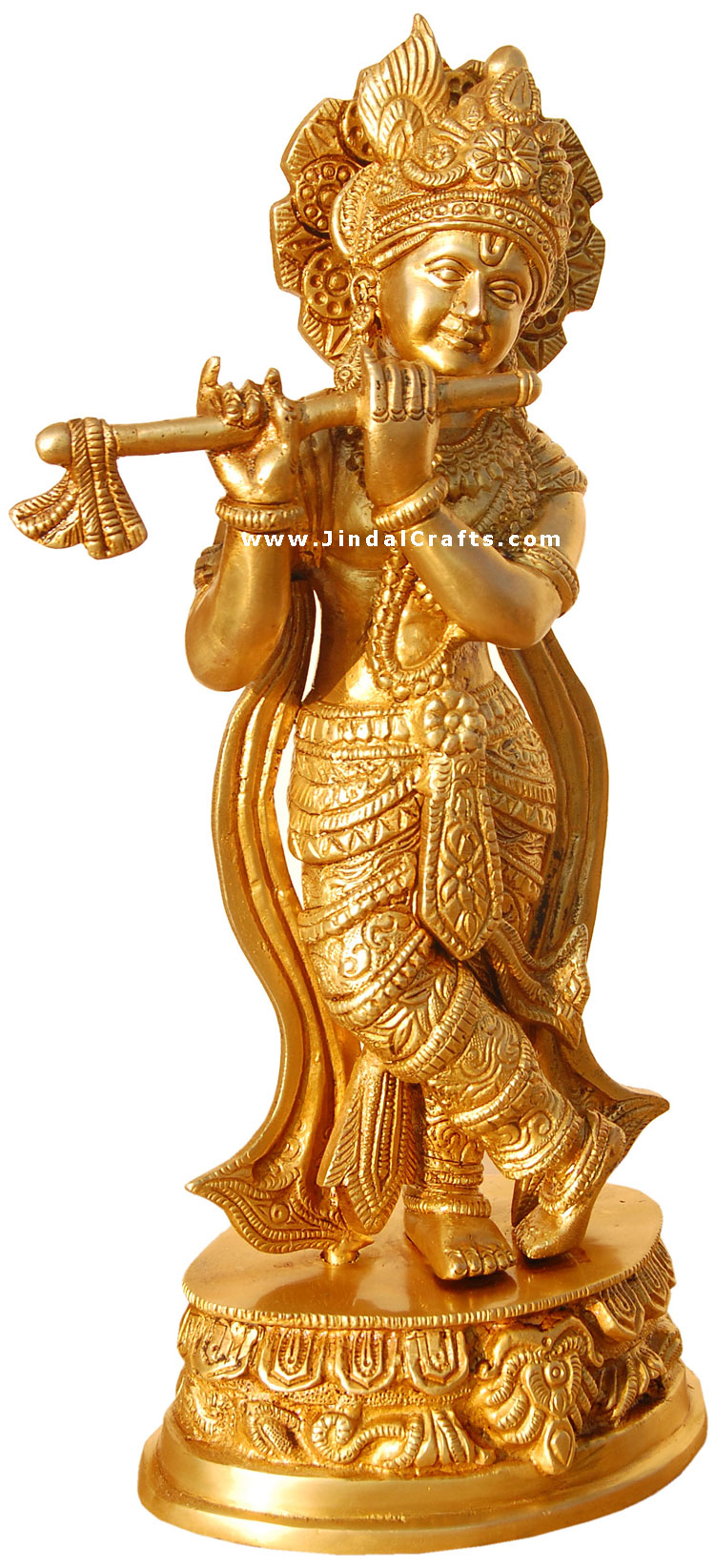 Lord Krishan Hindu Religious Figurine from India