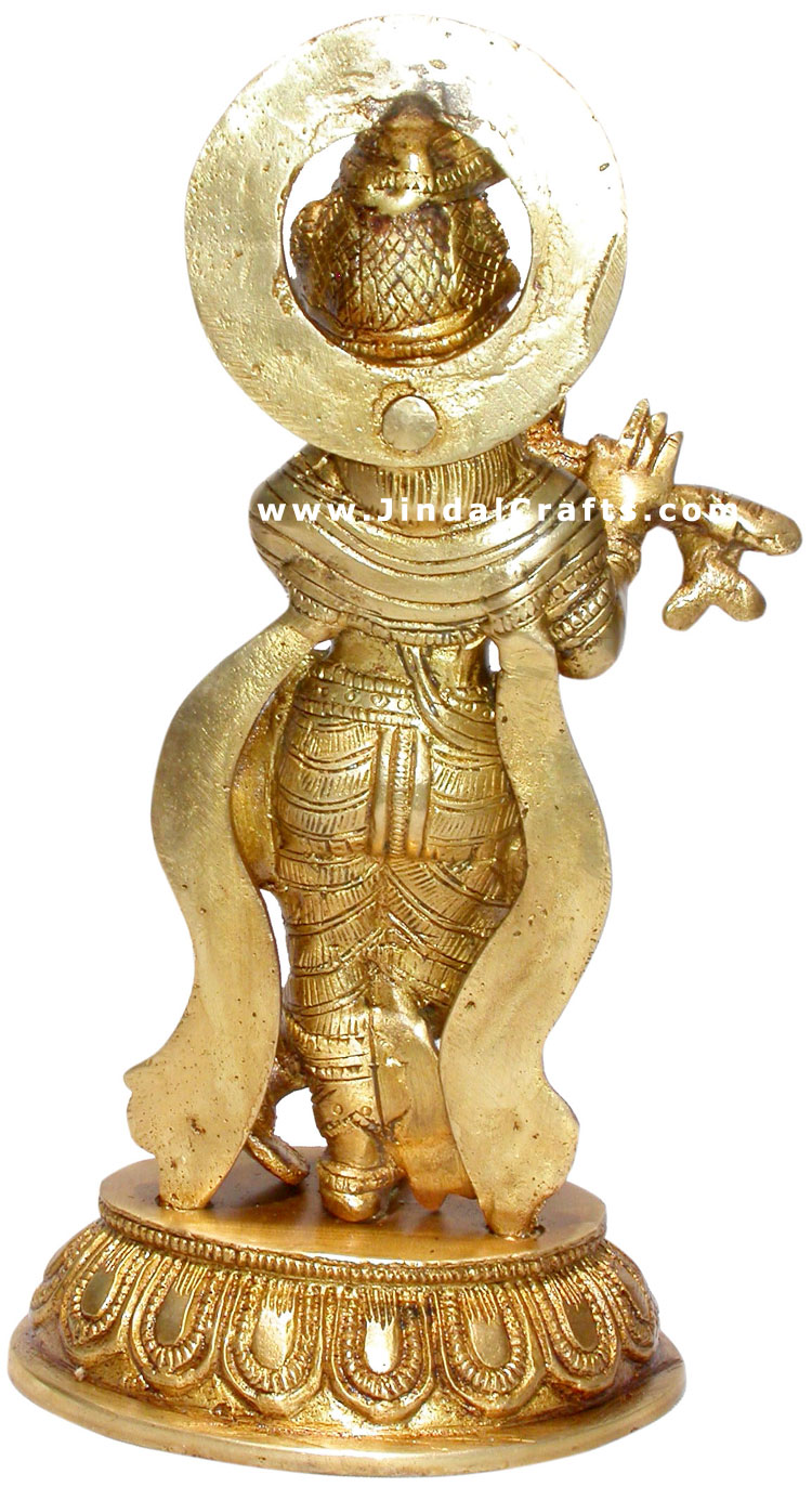 Lord Krishana Indian God Statue Religious Handicraft Art Idol Statue Handicrafts