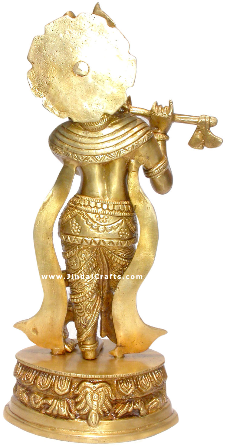 Lord Krishan India God Statue Religious Artifact India