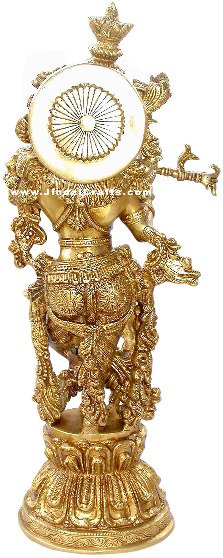 Lord Krishna Exclusive Piece of Brass Religious Statue Figurine Idol Collectible