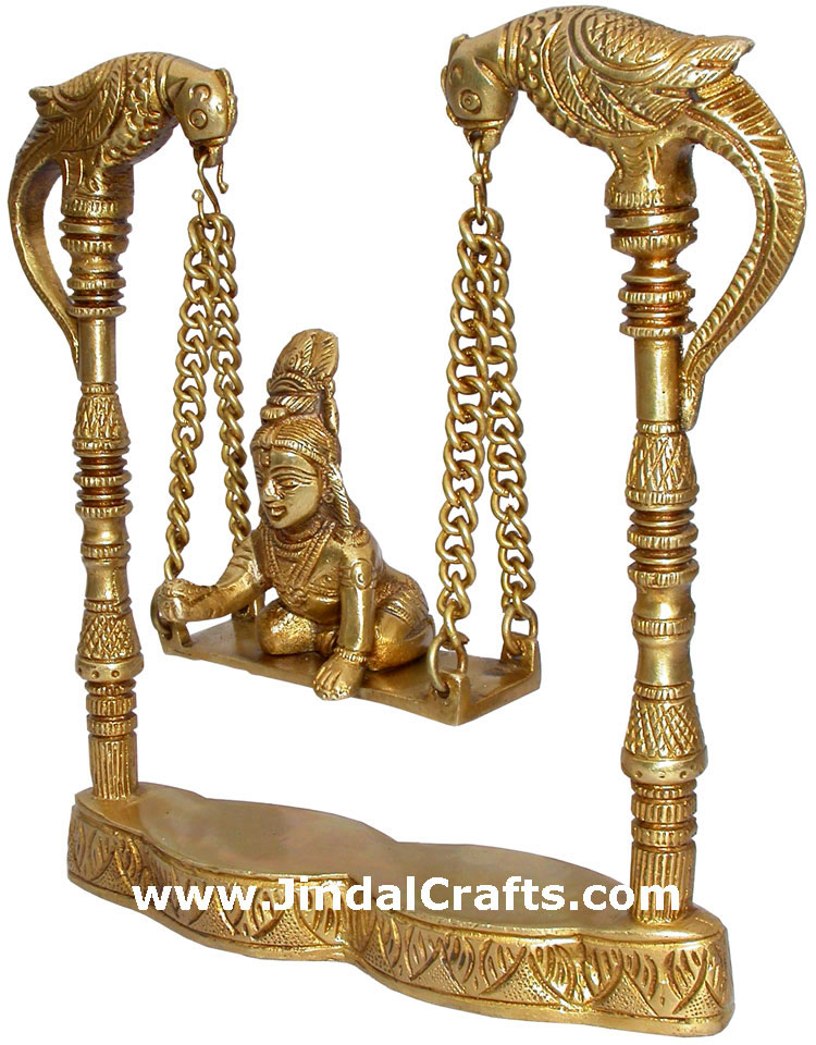 Krishna Swing Jhoola Khatu Shyam Bihari Makhan Chor Handicrafts Arts