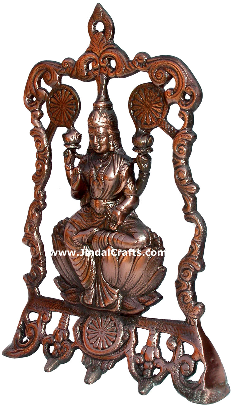 Lakshmi Indian God Hindu Goddess Sculpture Crafts Art