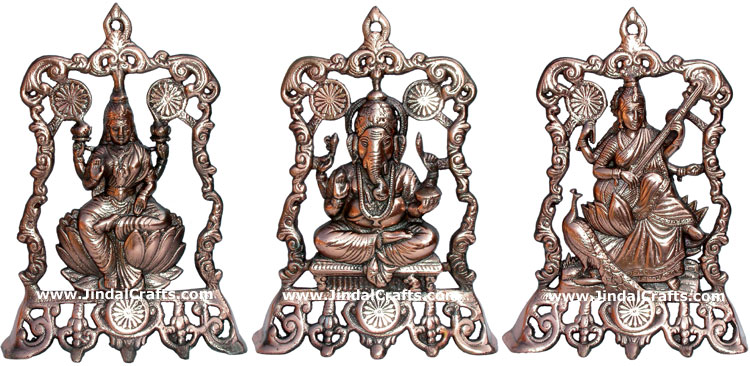 Lakshmi Indian God Hindu Goddess Sculpture Crafts Art