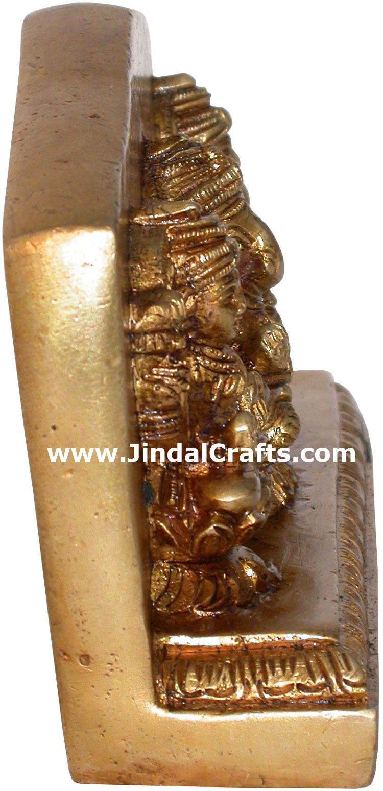 Hindu Deities Luxmi Ganesh Saraswati India Brass Arts