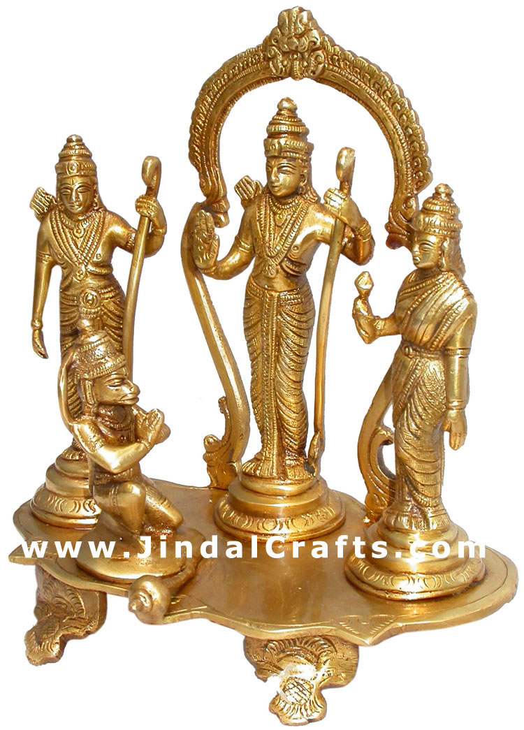 Rama Family Rama Sita Laxman in Ram Darbar Indian Gods