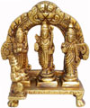 Ram Darbar - Hand Carved Indian Art Craft Handicraft Home Decor Brass Figurine