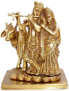 Radha Krishna Hindu God Goddess Sculptures Statues Arts