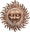God Sun - Hand Carved Indian Art Craft Handicraft Home Decor Aluminium Figurine