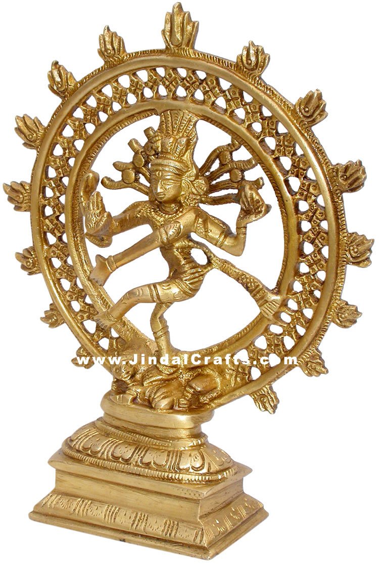 Natraja Dancing Shiva Indian Religious Sculptures Idols Hindu Home Decor Crafts