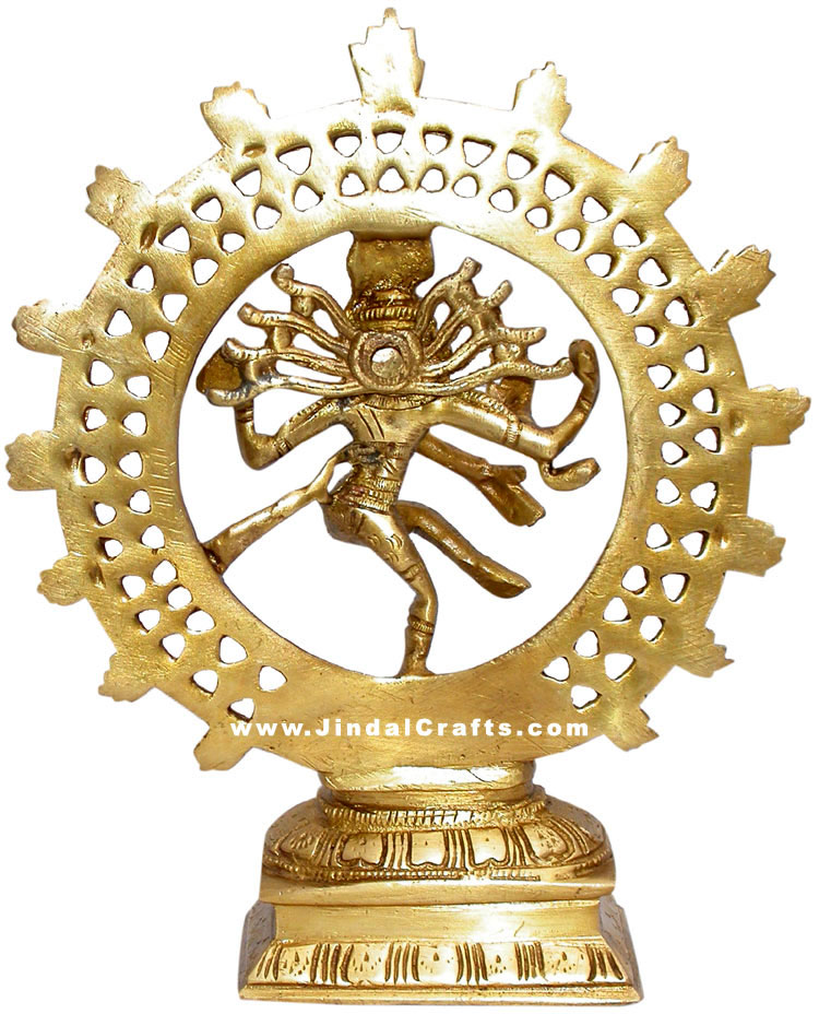 Natraja Dancing Shiva Indian Religious Sculptures Idols Hindu Home Decor Crafts