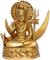 Lord Shiva Idol Indian God Figurines Hand Crafted Artifact Hindu Religious Craft