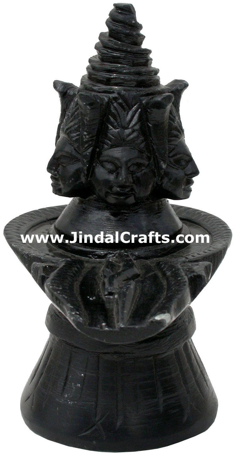 Lord Shiva - Hand Carved Soft Stone Religious Figures