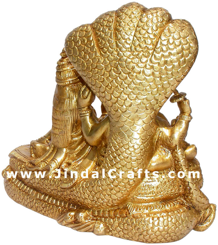 Vishnu Lakshmi Indian God Religious Hindu Statues Art