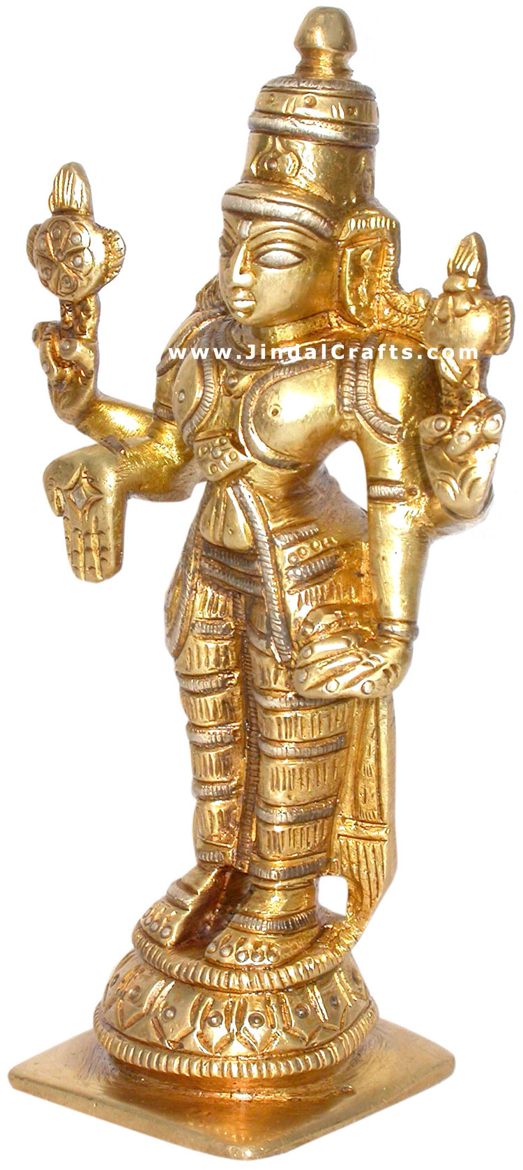 Vishnu Indian Gods Statues Religious Perumal Figures