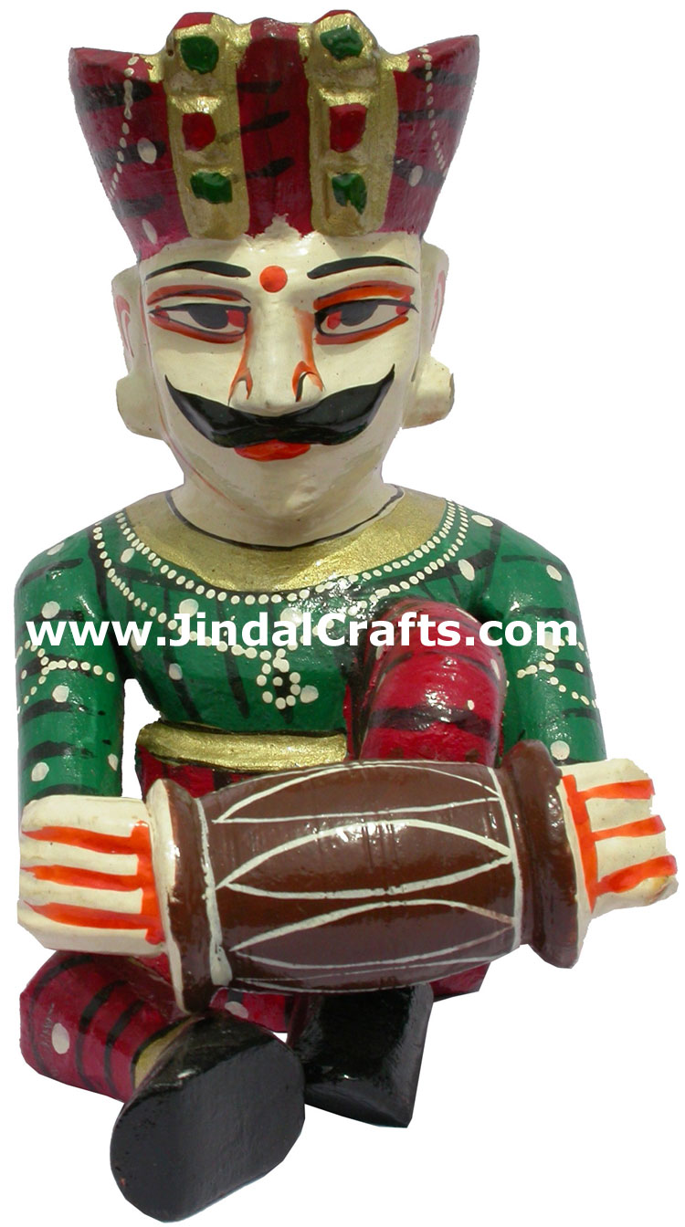 Handmade India Musician Set India Traditional Art Decor