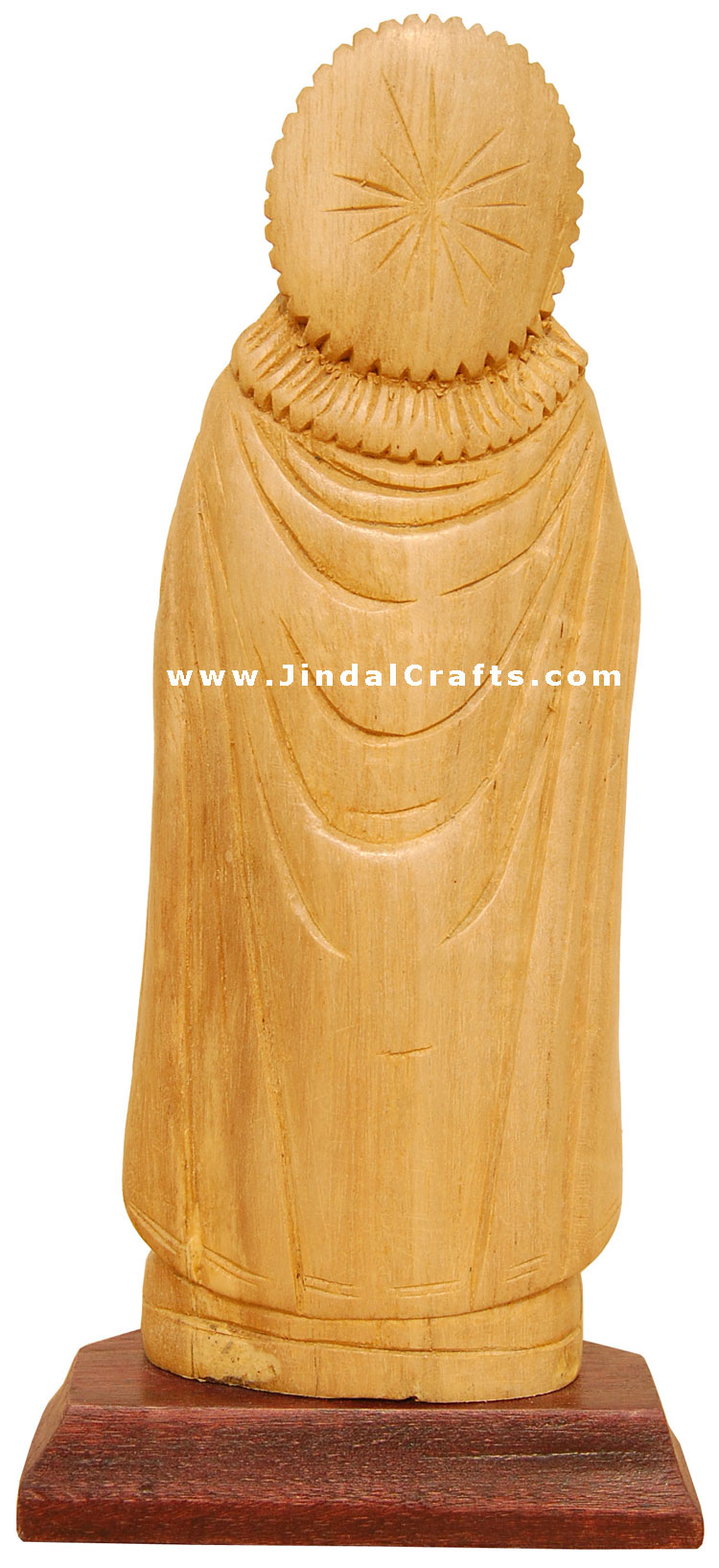 Handcrafted Wooden God Jesus Christian Sculpture Art