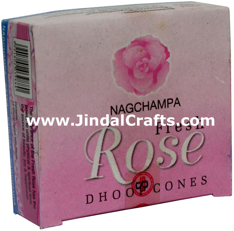 Satya Saibaba Nagchampa Rose Incense Dhoop Cones
