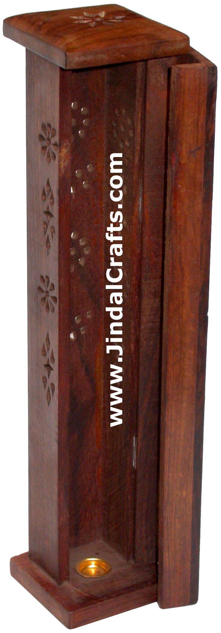Incense Holder - Hand Carved Wooden Indian Art