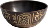 Handcarved Brass Bronze Five Metals Seven Metals Singing Bowl Indian Buddhism
