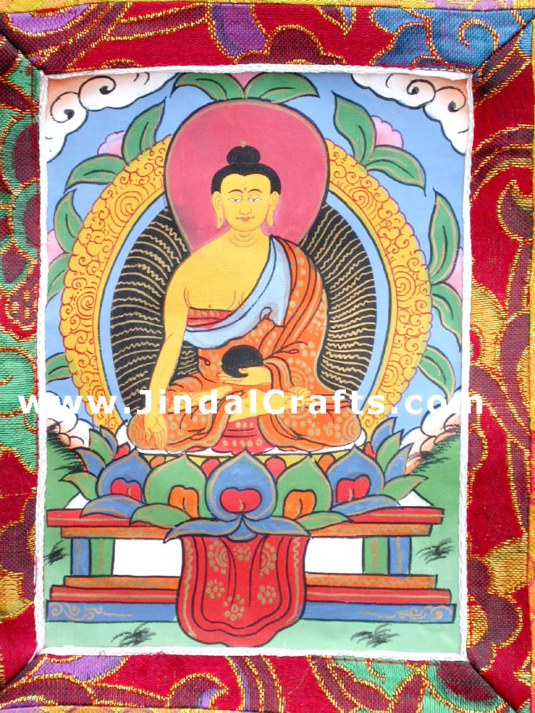 Hand Painted Tibetan Thangka Painting Indian Budda Art