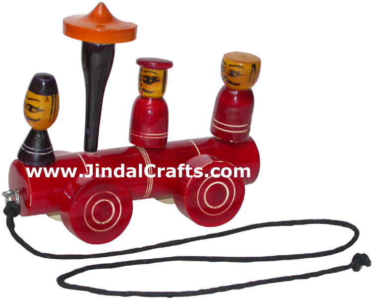 Train - Handmade Wooden Toy from India