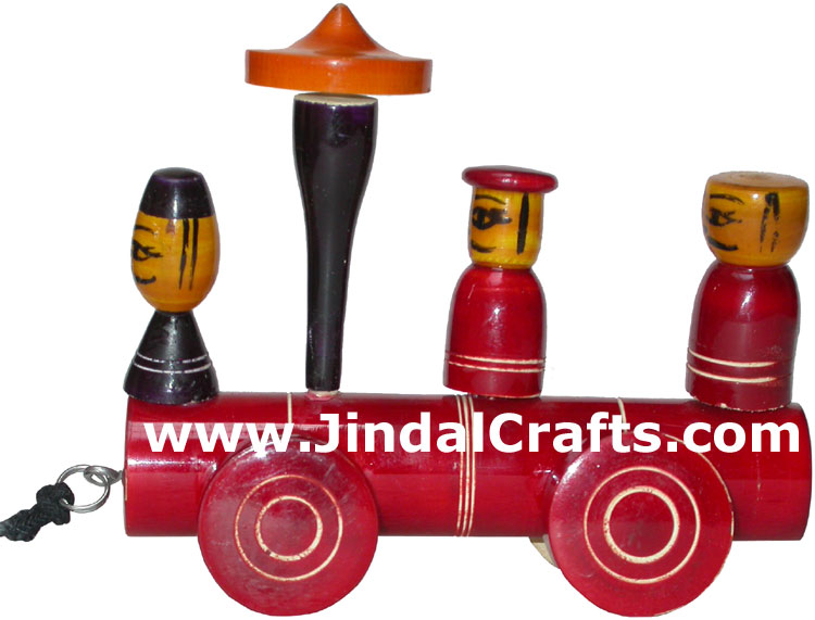 Train - Handmade Wooden Toy from India