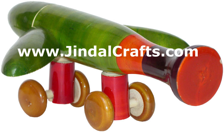 Aeroplane - Handmade Wooden Toy from India