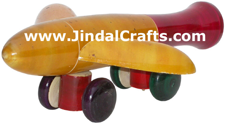 Aeroplane - Handmade Wooden Toy from India