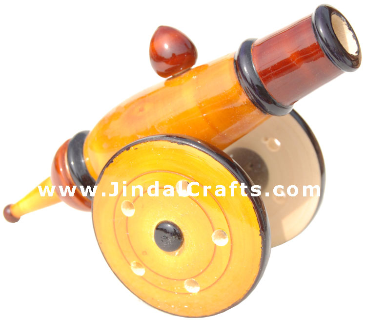 Handmade Handpainted Wooden Toy India Art