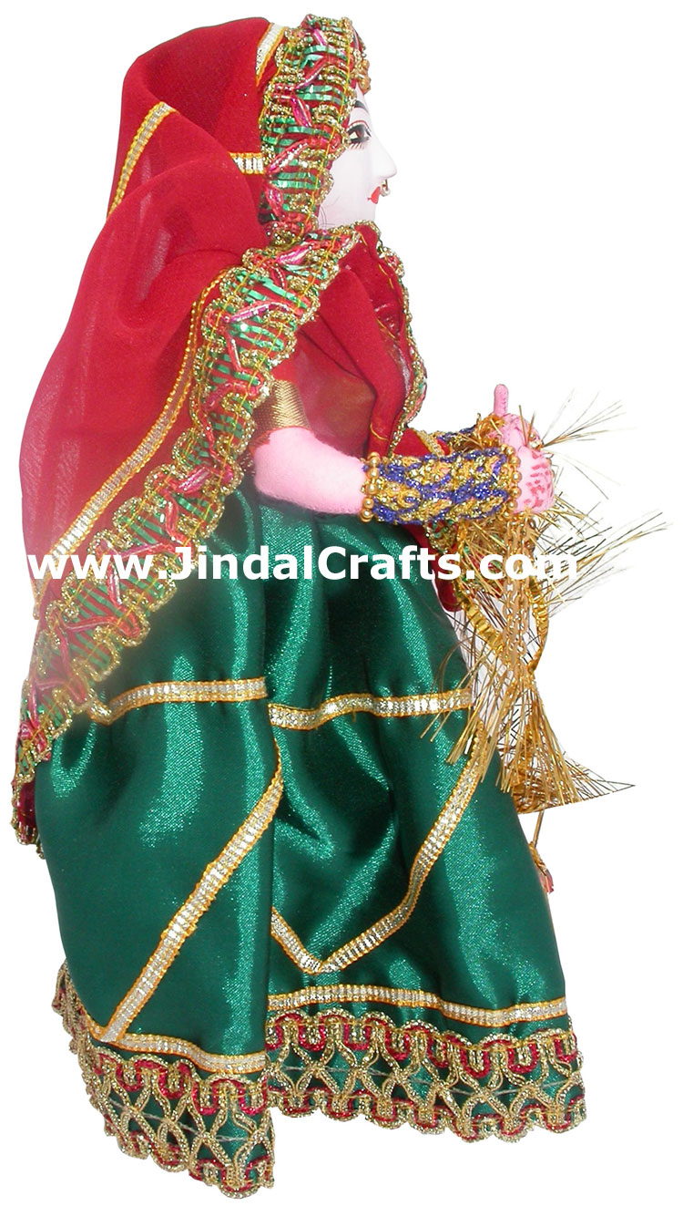 Handmade Traditional Costume Clapping Doll India