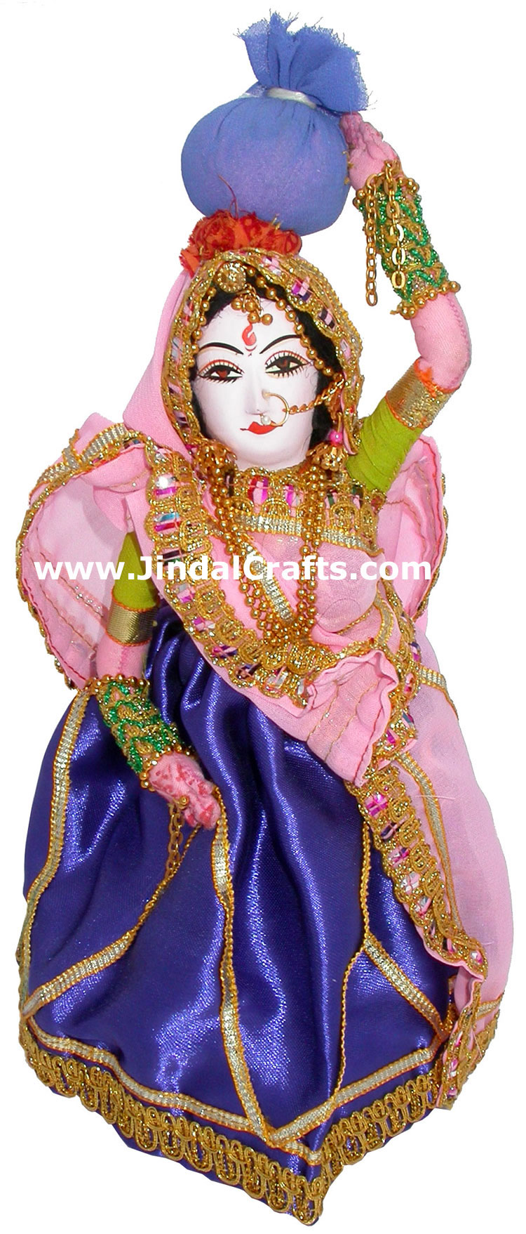 Handmade Traditional Costume Doll India - Village Lady
