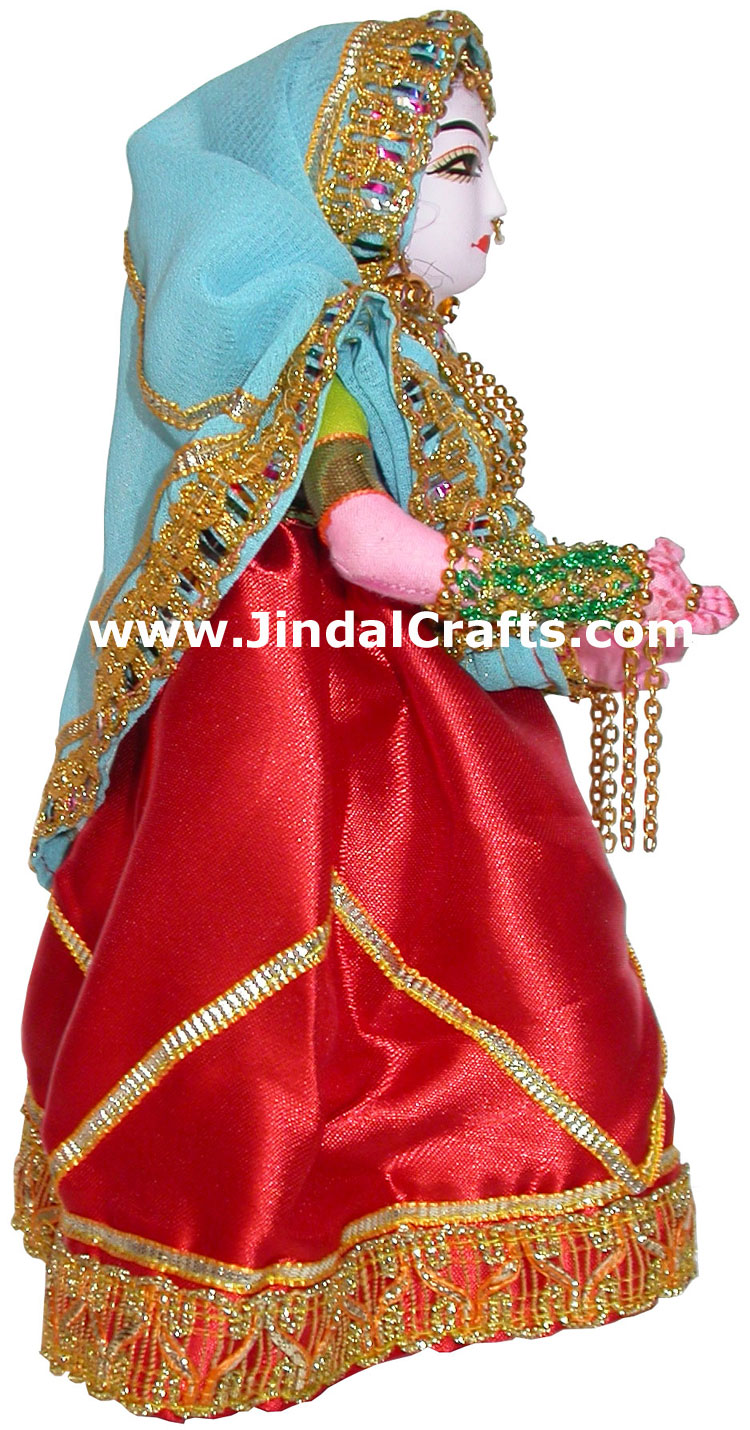 Handmade Traditional Costume Doll India - Haryana Lady