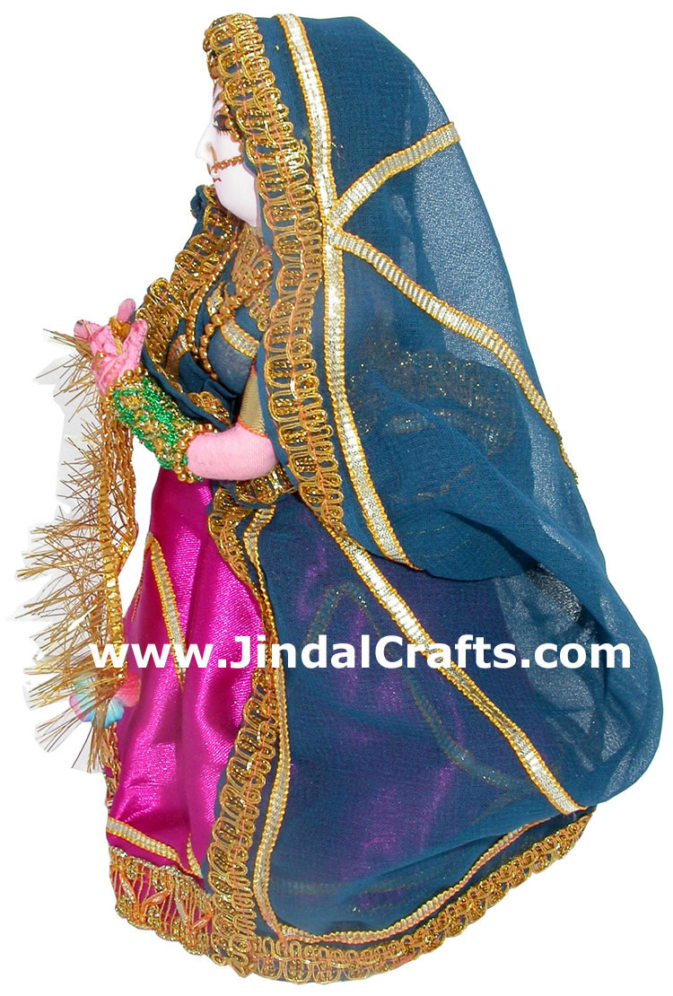 Handmade Traditional Costume Doll India - Clapping Lady