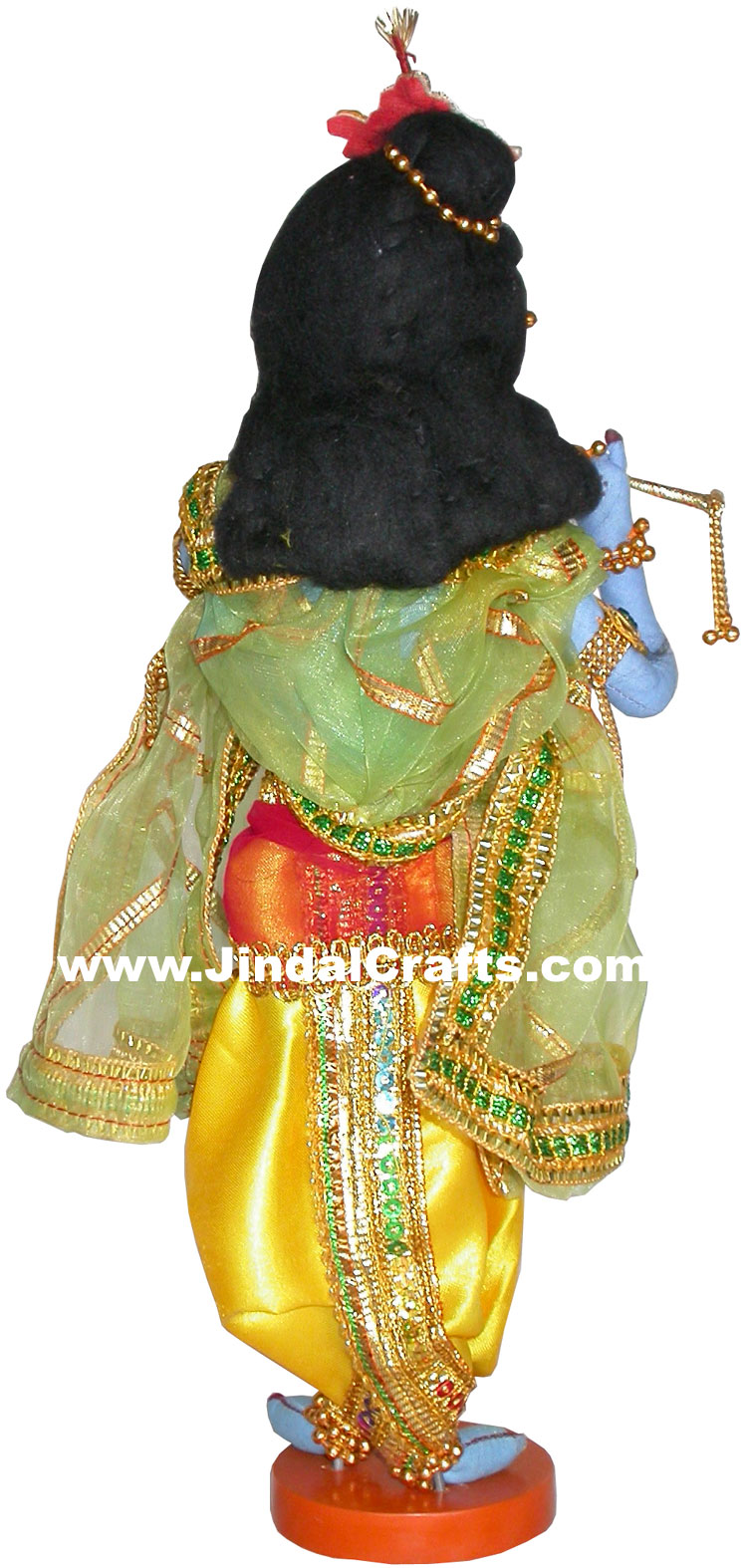 Lord Krishna Handmade Traditional Indian Collectible Costume Doll Home Decor Art